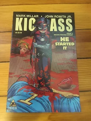 Buy Kick-Ass #3  2nd Print; Icon | First Hit Girl Cover 1st • 59.37£