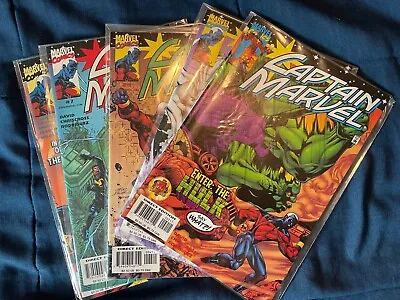 Buy Captain Marvel (Marvel, 2000) #2,3,4,7,11 VF/NM Hulk • 20.10£