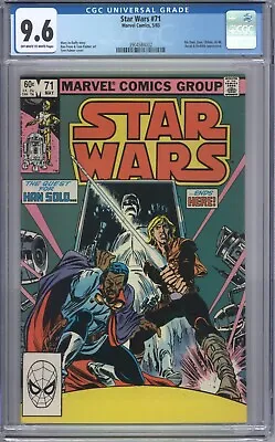 Buy Star Wars 71 Marvel 1983 CGC 9.6 Ow/w Pages 1st Full Bossk Bounty Hunter • 79.15£