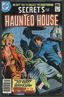 Buy 1980 DC Comics Secrets Of Haunted House #23 Return Of The Killer's Ghost • 4.32£