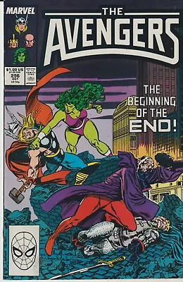 Buy Marvel Comics Avengers #296 (1988) 1st Print Vf • 14.95£