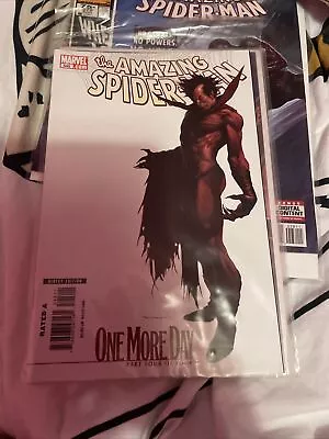 Buy Amazing Spider-Man #545 Variant Cover ‘One More Day’ 2007 Marvel Comics • 10£