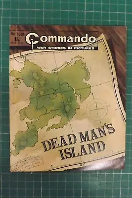 Buy COMMANDO COMIC WAR STORIES IN PICTURES No.1030 DEAD MAN'S ISLAND GN1878 • 7.99£