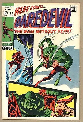 Buy Daredevil 49 (VF) 1st App Star Saxon & Plastoid! Stan Lee 1969 Marvel Comic W987 • 47.30£