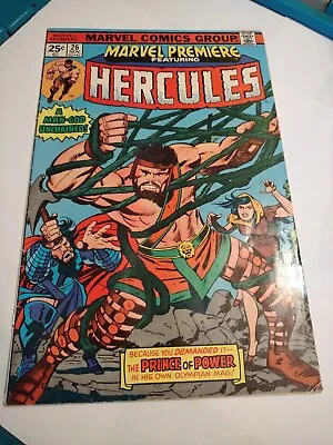 Buy Marvel Comics - Marvel Premiere #26 Hercules.  1975 • 11.07£