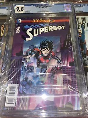 Buy Superboy: Futures End #1 CGC 9.8 Jimenez, Caldwell, 3-D Lenticular, Ravager • 240.17£