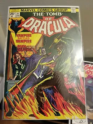Buy Marvel - TOMB OF DRACULA #21; FINE; Blade Appearance 1974 • 19.77£