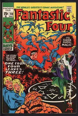 Buy Fantastic Four #110 6.5 // 1st Cover Appearance Of Agatha Harkness Marvel 1971 • 40.21£