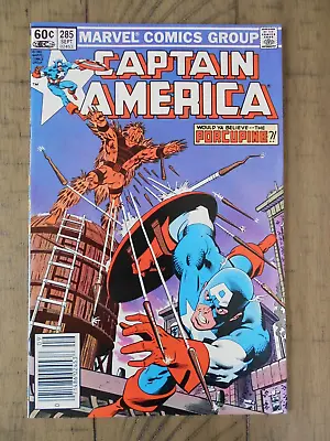 Buy CAPTAIN AMERICA #285 Marvel Comics Original 1st Series 1983 VF/VF+ (NICE BOOK!) • 1.79£