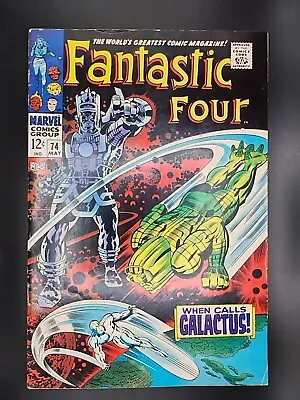 Buy Fantastic Four #74 - Jack Kirby Silver Surfer Cover - When Calls Galactus • 58.26£