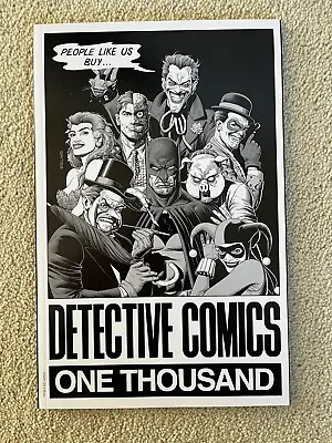 Buy Batman Detective Comics #1000 (2019) Forbidden Planet Variant Brian Bolland B&w • 19.75£