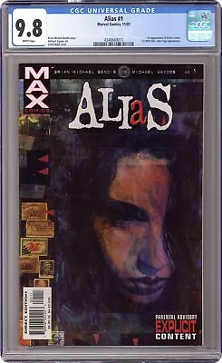 Buy Alias #1 CGC 9.8 2001 4348660011 1st App. Jessica Jones • 177.89£