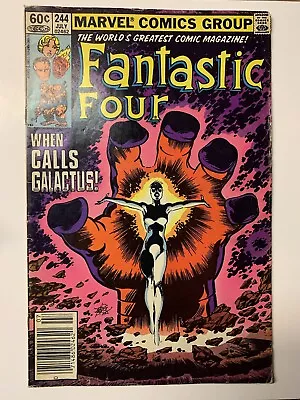 Buy The Fantastic Four #244/Bronze Age Marvel Comic Book/1st Frankie Raye As Nova/VG • 23.67£