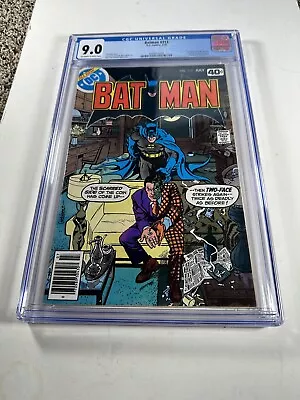 Buy Batman #313 CGC 9.0  1st Appearance Of Tim Fox! & Catwoman First Kiss! 1979 DC • 120.08£