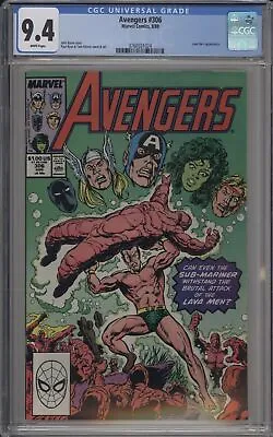 Buy Avengers #306 - Cgc 9.4 - Origin Of The Lava Men Revealed - Sub-mariner • 48.20£