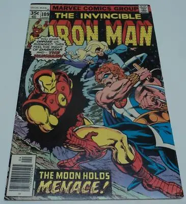Buy IRON MAN #109 (Marvel Comics 1978) 1st App NEW CRIMSON DYNAMO & VANGUARD (FN+) • 6.80£