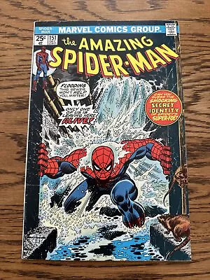 Buy Amazing Spider-Man #151 (Marvel 1975) Vintage John Romita Flood Cvr! Shocker VF- • 43.97£