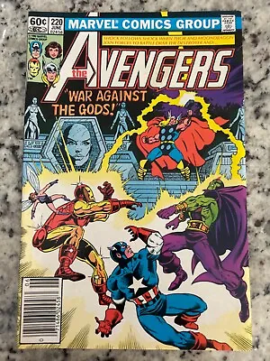 Buy Avengers #220 Vol. 1 (Marvel, 1982) Key! Thanos And Drax Appearance, VF • 6.49£