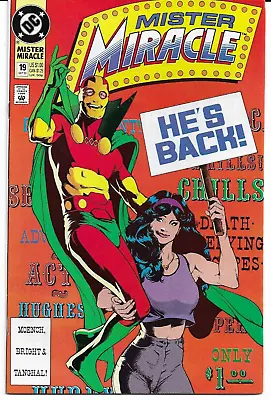 Buy MISTER MIRACLE  #19 (Sept 1990) Cover By ADAM HUGHES • 7.50£