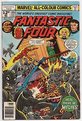 Buy Fantastic Four: #185 Vol:1 Aug 1977 - Marvel Comic -Very Good- George Perez: Art • 8£
