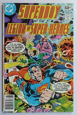 Buy Superboy; Legion Of Super-Heroes #242 - DC Comics August 1978 VF- 7.5 • 4.45£