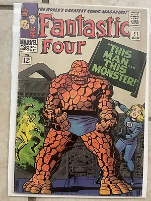 Buy Fantastic Four (1966) #51- 1st Appearance Of The Negative Zone Kirby / Lee 🔥🔥 • 79.94£