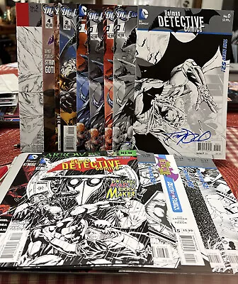 Buy Detective New 52 0,1-28,30-46,48-52 Sketch Covers Variant 1-52 Almost Complete • 156.88£
