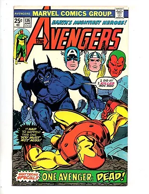 Buy Avengers #136  Fn/vf 7.0   The Beast Cover  • 16.60£