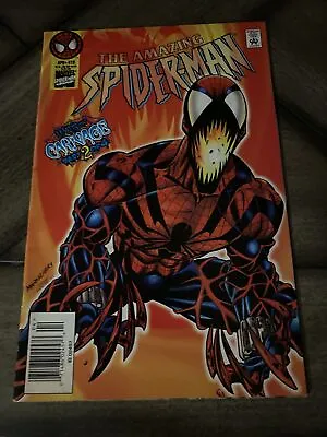 Buy Amazing Spider-Man #410 1st SpiderCarnage Newsstand Variant Rare Web Of Carnage • 78.37£