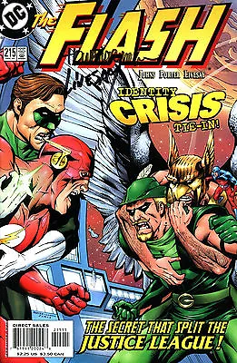 Buy The Flash #215 Green Arrow, Hawkman, Signed By Artist Howard Porter & Livesay • 16.06£