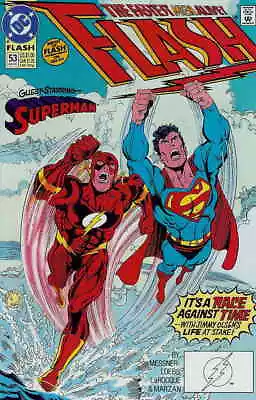Buy Flash (2nd Series) #53 VF; DC | Superman Vs Flash Race - We Combine Shipping • 7.98£