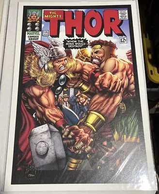Buy Thor #126 Recreation Hercules 12  X 18  Print #19/100 W/COA John Herbert • 28.55£