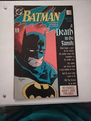 Buy Batman #426 (a Death In The Family Part 1 Of 4) Dc Comics Mike Mignola • 19.76£