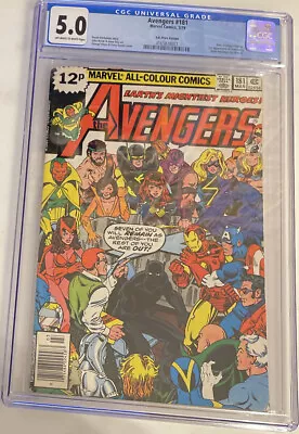 Buy Avengers #181 CGC 5.0 Marvel Comics Mar 1979 1st App Of Scott Lang • 119.95£