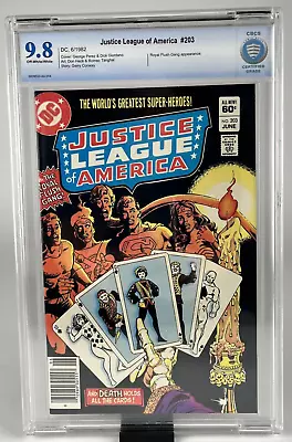 Buy  Justice League Of America  #203, Newsstand, Cbcs 9.8 Nm/m, 0009553-aa-004 • 142.30£