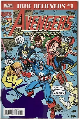 Buy True Believers, Avengers #343 Reprint, The Gatherer Saga, 2019, Good, Rare • 5.99£