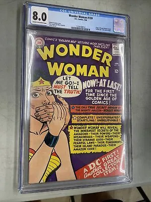 Buy Wonder Woman #159 (DC, 1966) CGC 8.0 - KEY • 312.67£