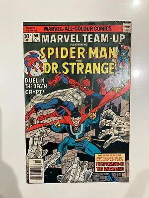 Buy Marvel Team-Up 50 1976 Good Condition Spider-Man & Dr. Strange • 5.50£