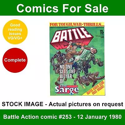 Buy Battle Action Comic #253 - 12 January 1980 - VG/VG+ • 2.99£