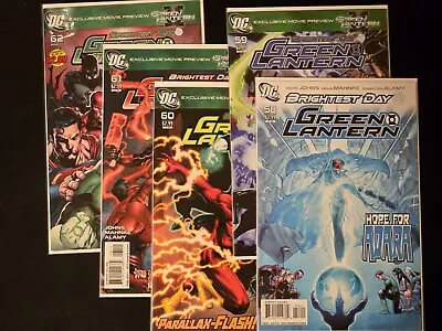 Buy (LOT 5) GREEN LANTERN BRIGHTEST DAY # 58 59 60 61 62 DC COMICS 2011 Pictures • 6.23£