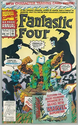 Buy Fantastic Four Annual 26  1st Wildstreak!  VF 1993  Marvel Comic • 2.36£