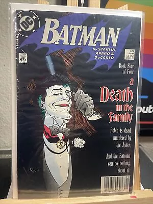 Buy Batman #429 Newsstand Mike Mignola Joker Cover Death In The Family DC Comics • 14.54£