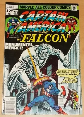 Buy CAPTAIN AMERICA Vol 1 #222 Vfn Marvel 1978 UK P/p 20p Each Extra • 2.25£
