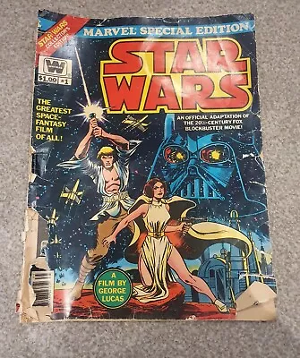 Buy Vintage Marvel Star Wars Special Edition #1 Large Comic Book 1977 Rare USA • 8.49£