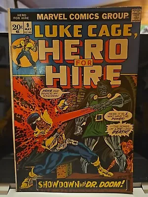 Buy Hero For Hire #9 (First Luke Cage And Fantastic Four Meeting) Mid To High Grade • 80.25£