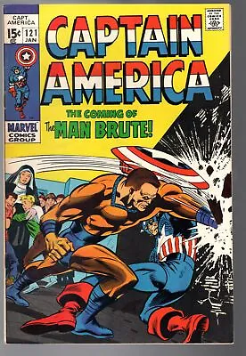 Buy Captain America #121 - Marvel 1970 - Bagged Boarded - Vf (8.0) • 23.12£