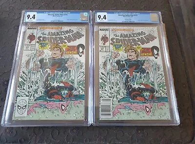 Buy (2) Amazing Spider Man #315 Cgc (9.4) • 216.83£