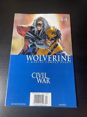 Buy Wolverine #44 (VF/NM) Newsstand Variant - Civil War • 7.99£
