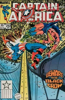 Buy CAPTAIN AMERICA #292 NM, Direct Marvel Comics 1984 Stock Image • 7.91£