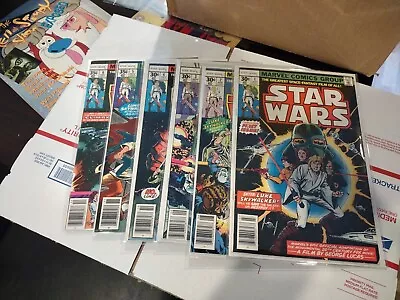 Buy Star Wars #1-6  1st Print 1977 Marvel Newsstand Higher Grades • 237.18£